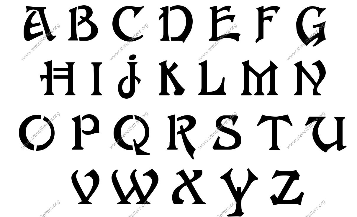 Custom Lettering Stencils