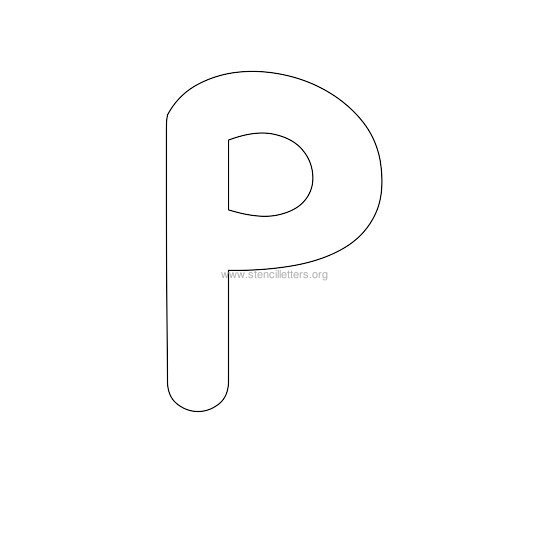 bubble stencil letter p bubble stencil letter p
