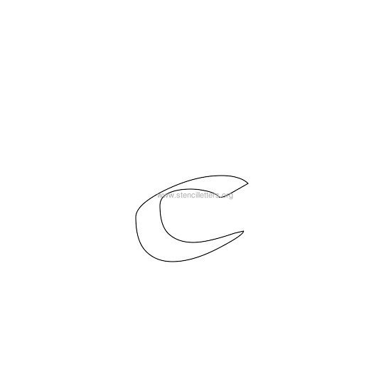 celtic stencil letter